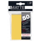 Ultra Pro Standard Card Sleeves Pro-Matte Yellow (50ct)